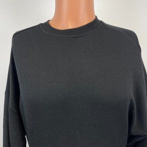 Athleta Sundown Sweatshirt Long Sleeve Black Womens Size XS